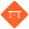 Logotipo Proyectos & Amoblados FR
